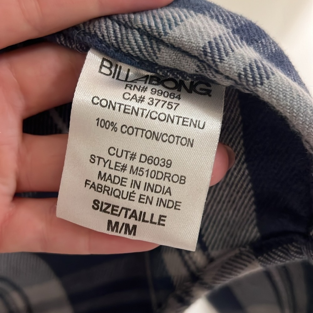 flannel button down - Picture 4 of 5